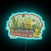 RGB Neon Wall Sign Reads Catch The Reading Bug Since 2002