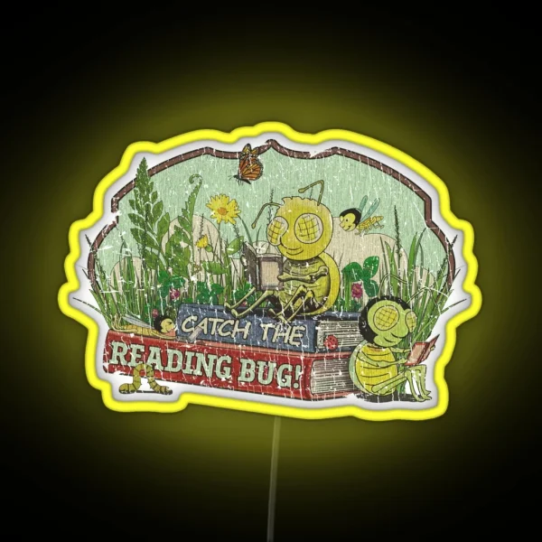 Catch The Reading Bug 2002 RGB Neon Sign