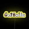 Vibrant RGB LED neon church decoration with customizable led available online.