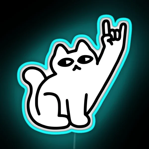 Cats Like Metal RGB Neon Sign