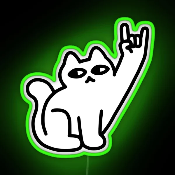 Cats Like Metal RGB Neon Sign