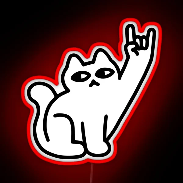 Cats Like Metal RGB Neon Sign