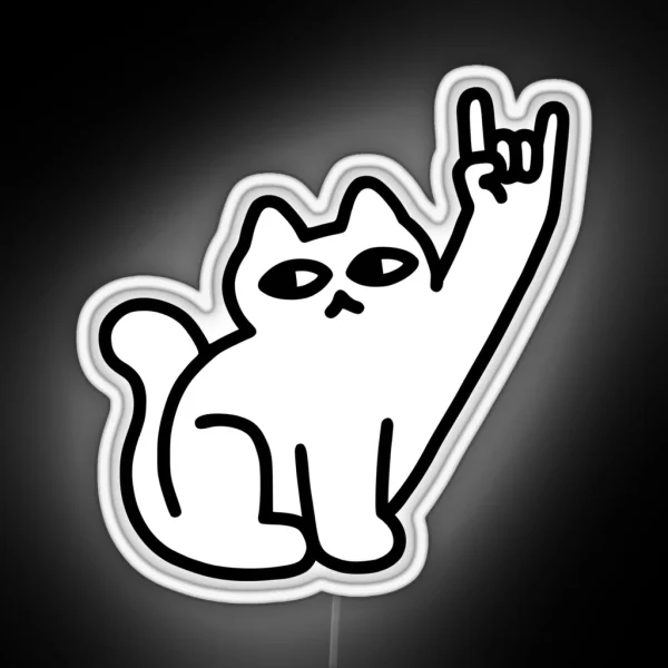 Cats Like Metal RGB Neon Sign