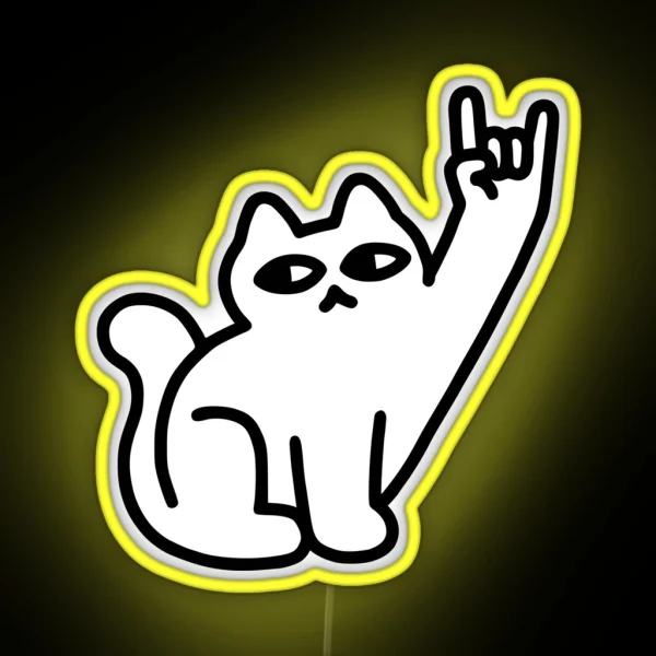 Cats Like Metal RGB Neon Sign