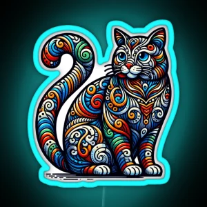 Cats RGB Neon Sign