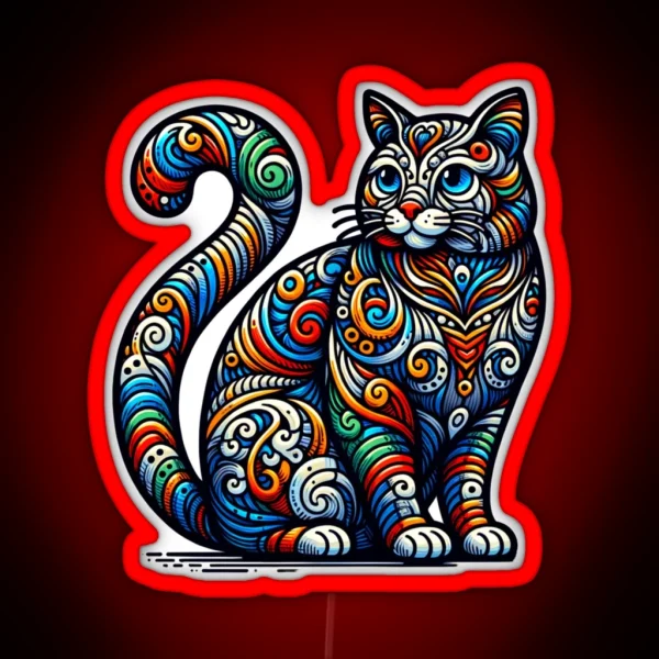 Cats RGB Neon Sign