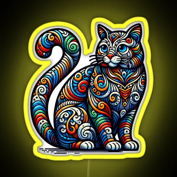 Cats RGB Neon Sign