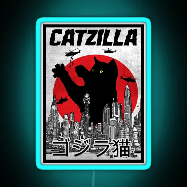 Catzilla RGB Neon Sign