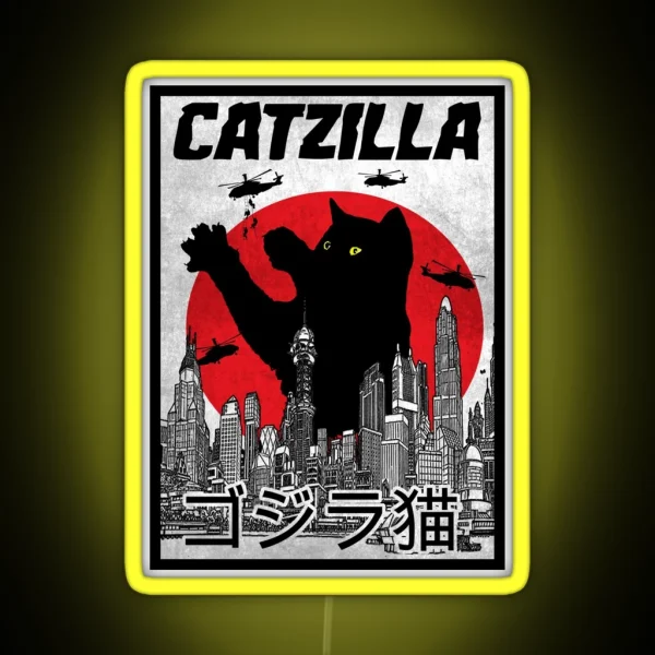 Catzilla RGB Neon Sign