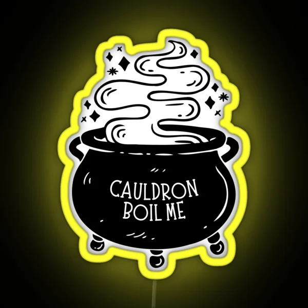 Cauldron Boil Me RGB Neon Sign