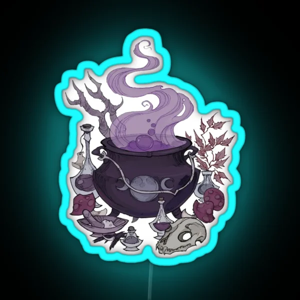 Cauldron RGB Neon Sign