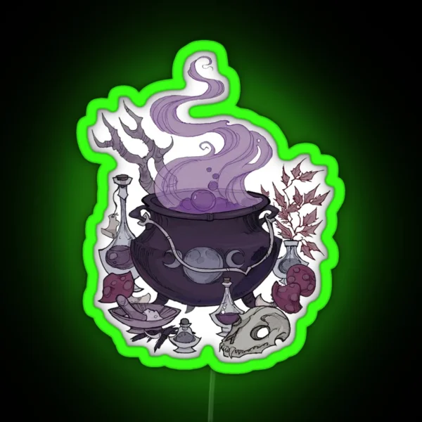 Cauldron RGB Neon Sign