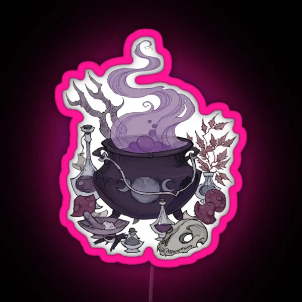 Cauldron RGB Neon Sign