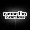 Embracing Your Dark Side with Heartless RGB Neon Sign Aesthetic