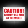 Laugh-Out-Loud Warning Sign for Home Decor with RGB LED Lighting
