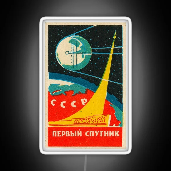 CCCP Space Propaganda RGB Neon Sign