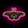 RGB Neon Art Canvas Sign with Vibrant Colors and Patterns