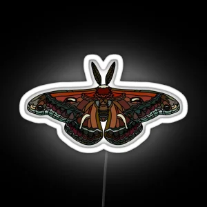 Ceanothus Silk Moth RGB Neon Sign