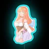 Vibrant Cecilia from Rune Factory 2 Neon Wall Art Sign