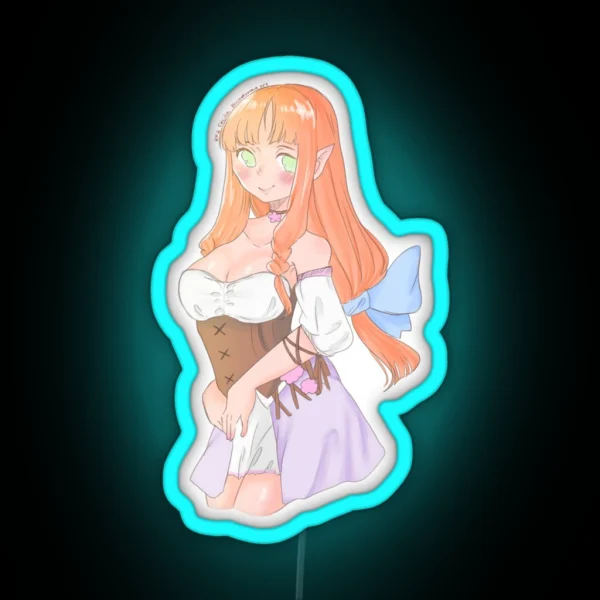 Cecilia From Rune Factory 2 RGB Neon Sign