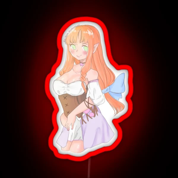 Cecilia From Rune Factory 2 RGB Neon Sign