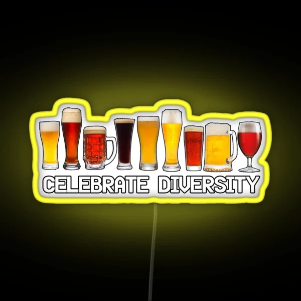 Celebrate Diversity RGB Neon Sign