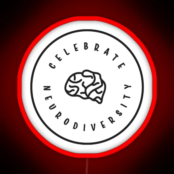 Celebrate Neurodiversity RGB Neon Sign