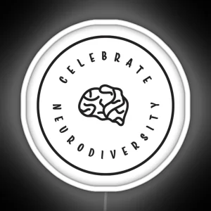 Celebrate Neurodiversity RGB Neon Sign