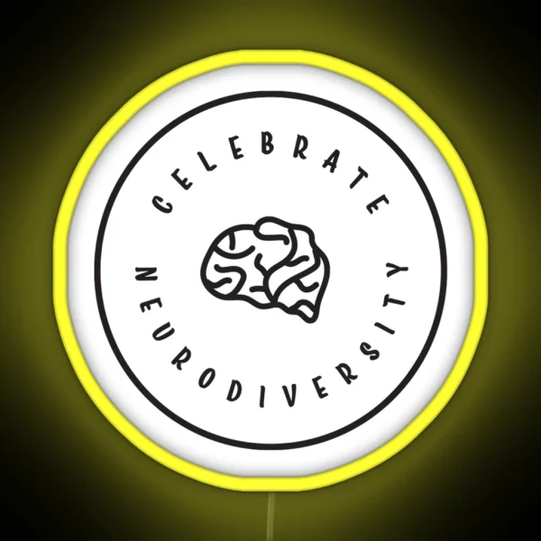 Celebrate Neurodiversity RGB Neon Sign