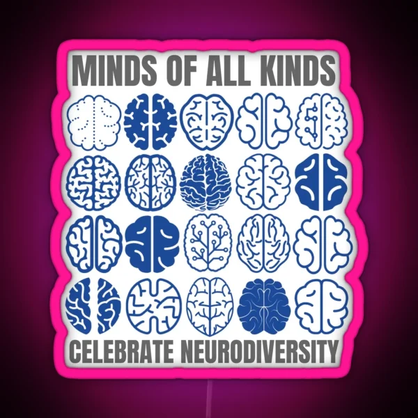 Celebrate Neurodiversity RGB Neon Sign