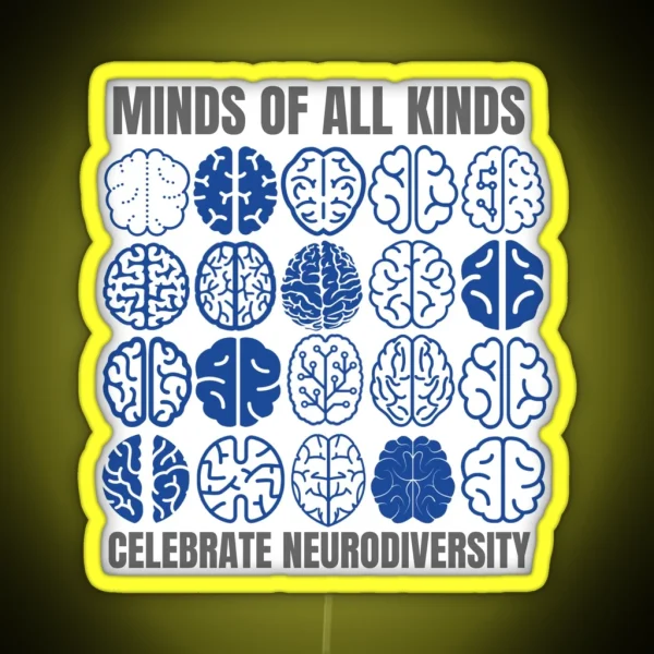 Celebrate Neurodiversity RGB Neon Sign