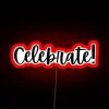 Eye-catching RGB color neon sign for vibrant party celebrations ambiance