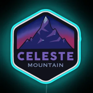 Celeste Mountain Travel Led RGB Neon Sign