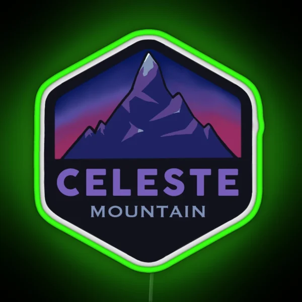 Celeste Mountain Travel Led RGB Neon Sign