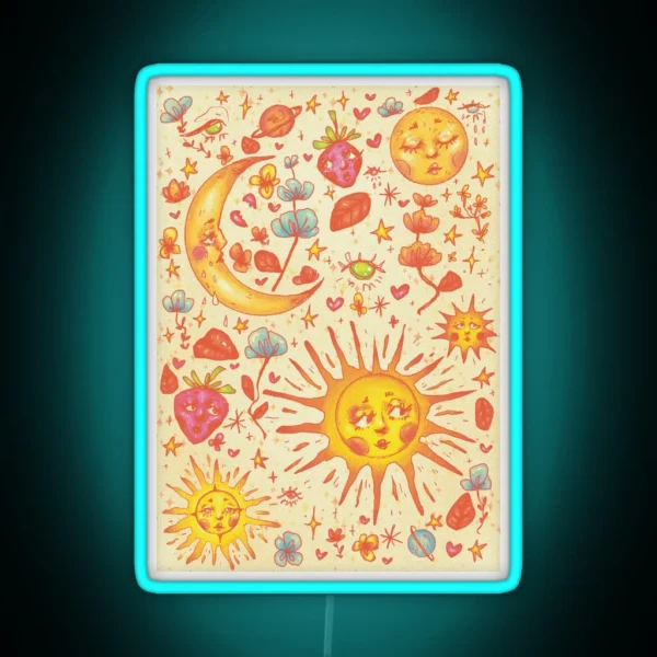 Celestial Spring RGB Neon Sign