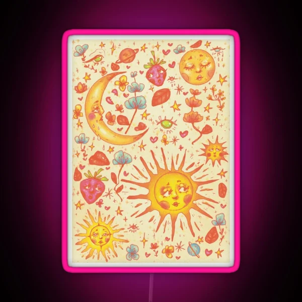 Celestial Spring RGB Neon Sign