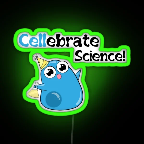 Cellebrate Science RGB Neon Sign