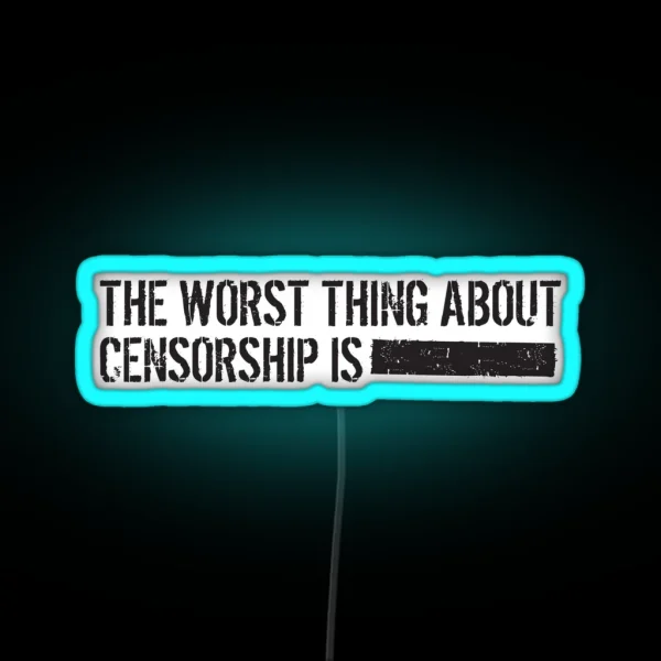 Censorship RGB Neon Sign