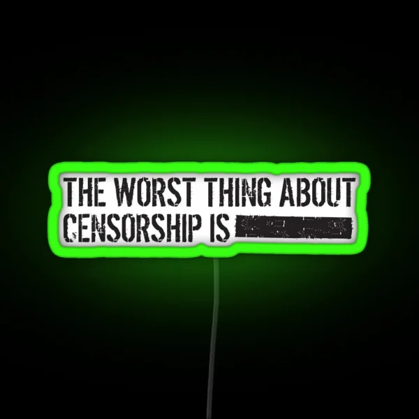 Censorship RGB Neon Sign