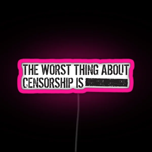 Censorship RGB Neon Sign