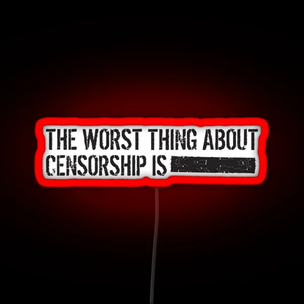 Censorship RGB Neon Sign