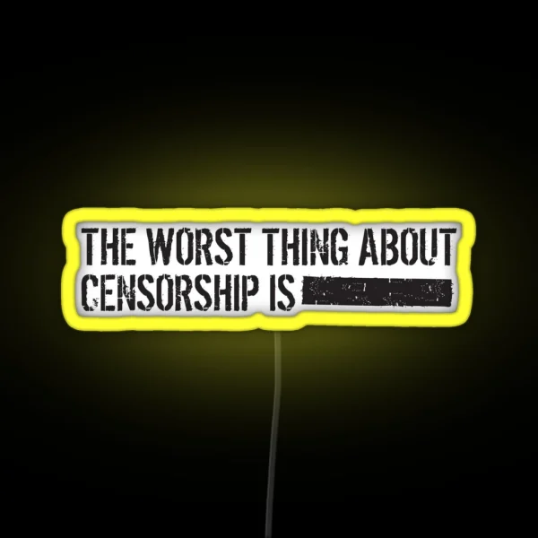 Censorship RGB Neon Sign