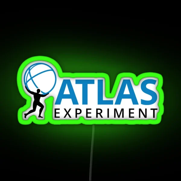 CERN ATLAS Detector Logo RGB Neon Sign
