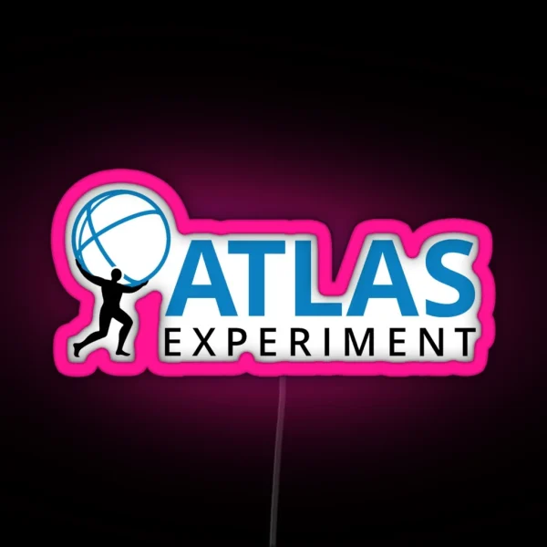 CERN ATLAS Detector Logo RGB Neon Sign