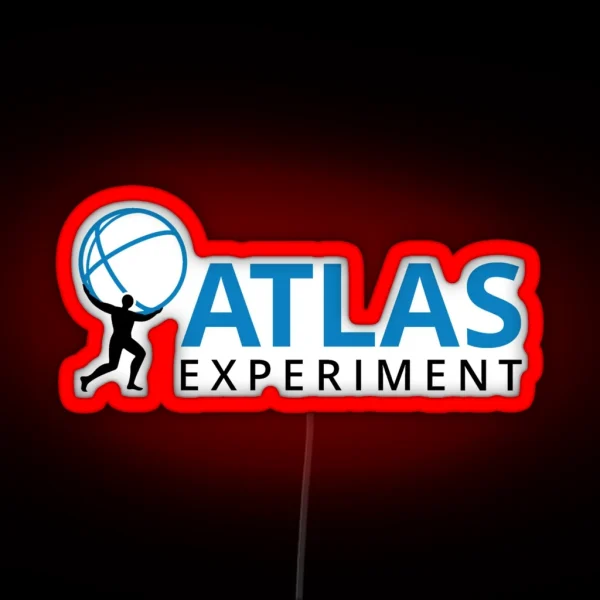 CERN ATLAS Detector Logo RGB Neon Sign