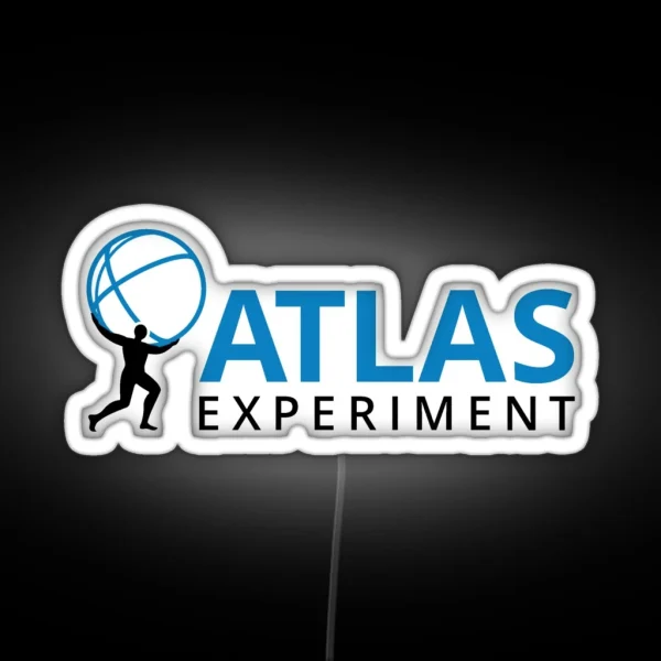 CERN ATLAS Detector Logo RGB Neon Sign