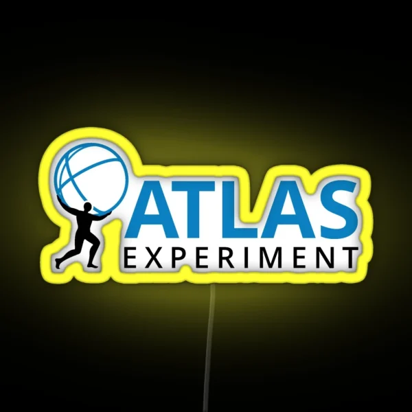 CERN ATLAS Detector Logo RGB Neon Sign