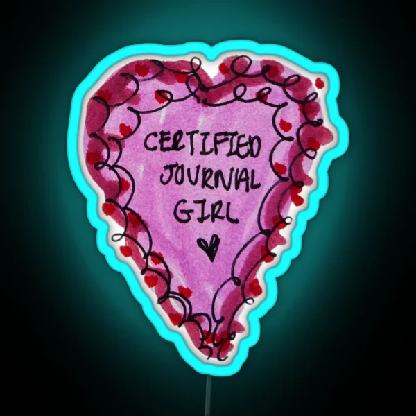 Certified Journal Girl RGB Neon Sign