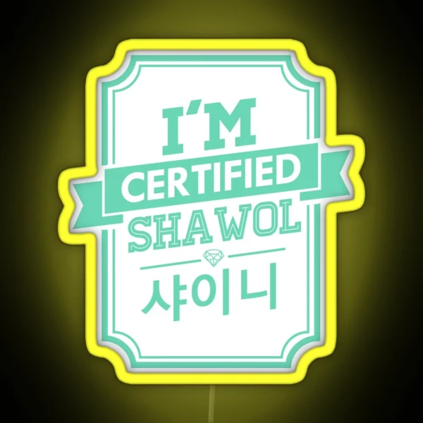 Certified Shinee SHAWOL RGB Neon Sign