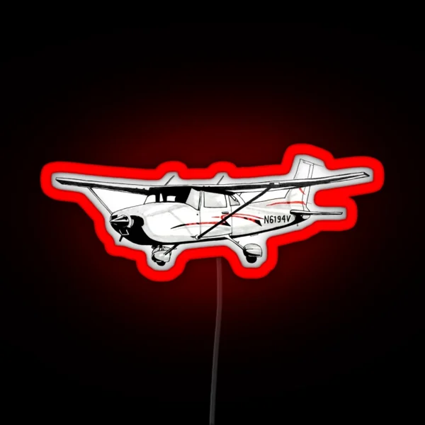 Cessna 172 RGB Neon Sign